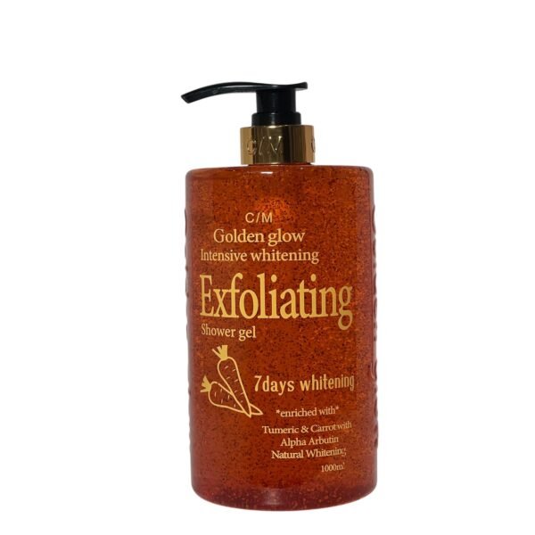 C/M Golden Glow Intensive Whitening Exfoliating Shower Gel