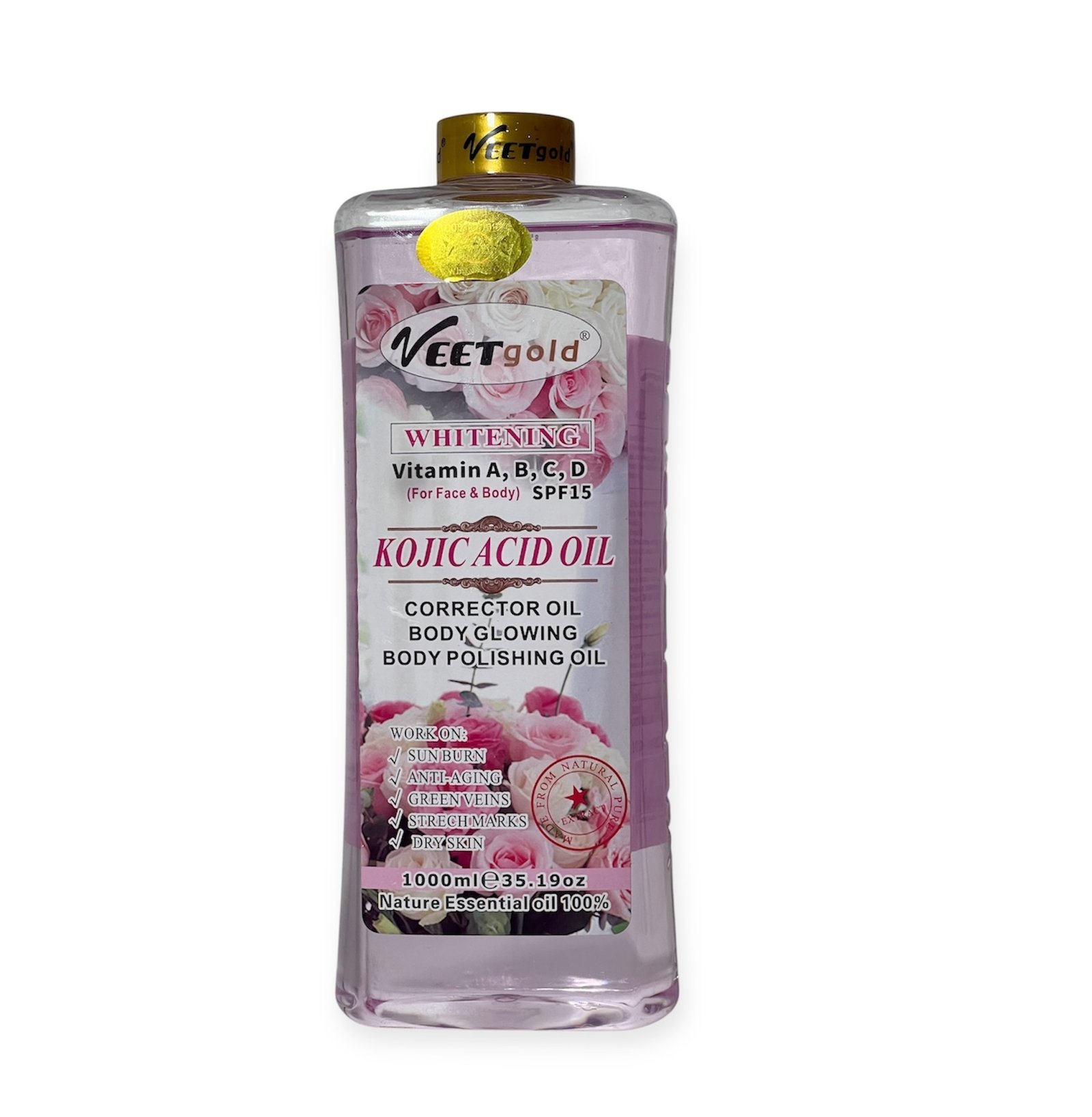 Veetgold Kojic Acid Super Whitening Oil 1,000ml