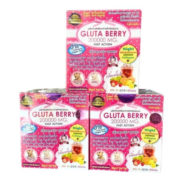 Gluta Berry 200000MG Fast Action Powder Drink