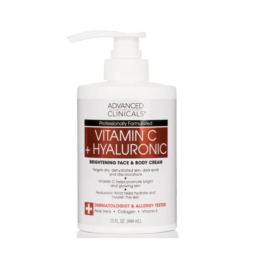 Advanced Clinicals Vitamin C + Hyaluronic Brightening Lotion 15fl/444ml