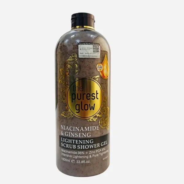 The Purest Glow Niacinamide & Ginseng Lightening Scrub Shower Gel