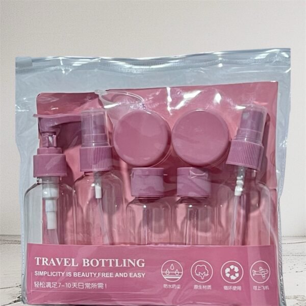 Travel bottling set (pink)