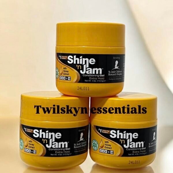 Shine ‘n jam conditioning gel with honey extract