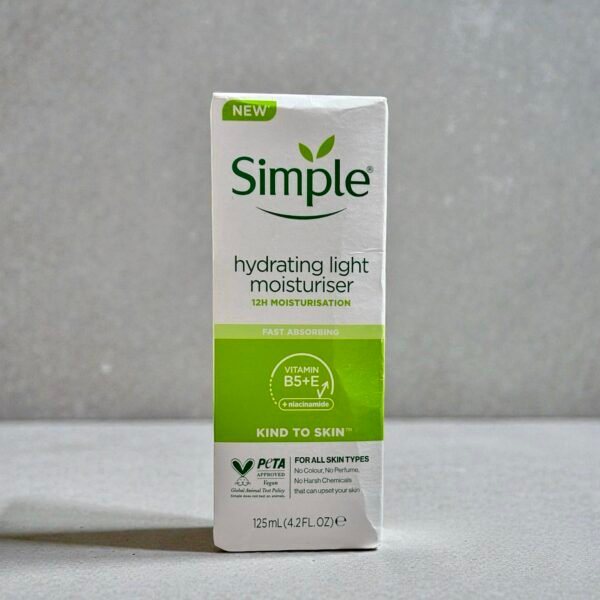 Simple hydrating light moisturizer