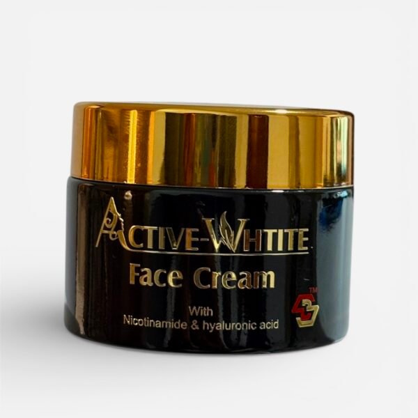 Active white face cream