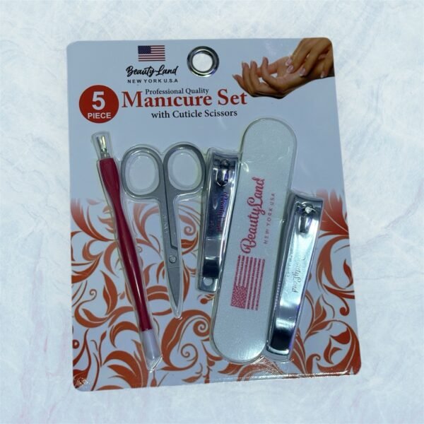 BeautyLand Professional 5-Piece Manicure Set