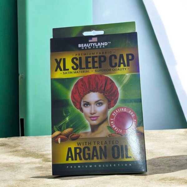 Beautyland XL Sleep Cap with Treated Argan Oil