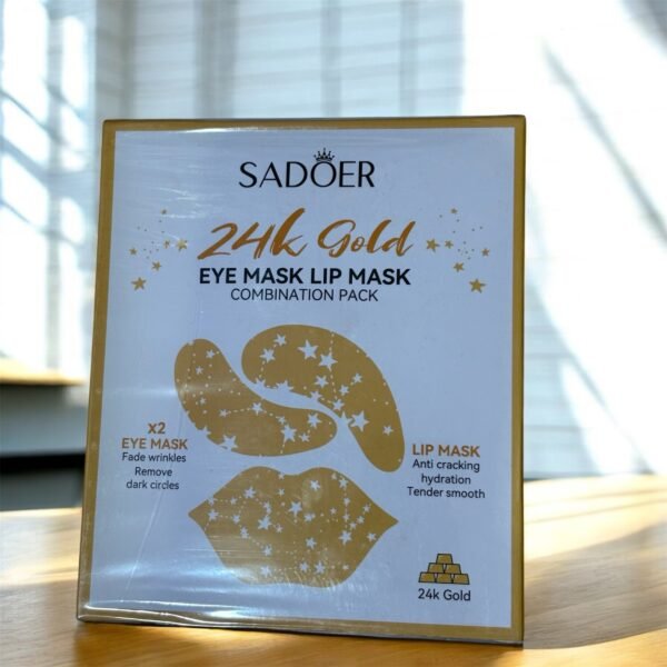 Sadoer 14k Gold Eye & Lip Combination Mask