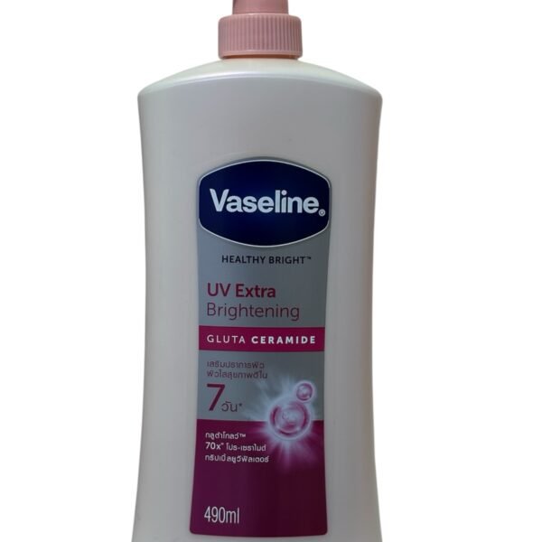 Vaseline UV Extra Brightening Gluta Glow Ceramide Lotion(490ml)