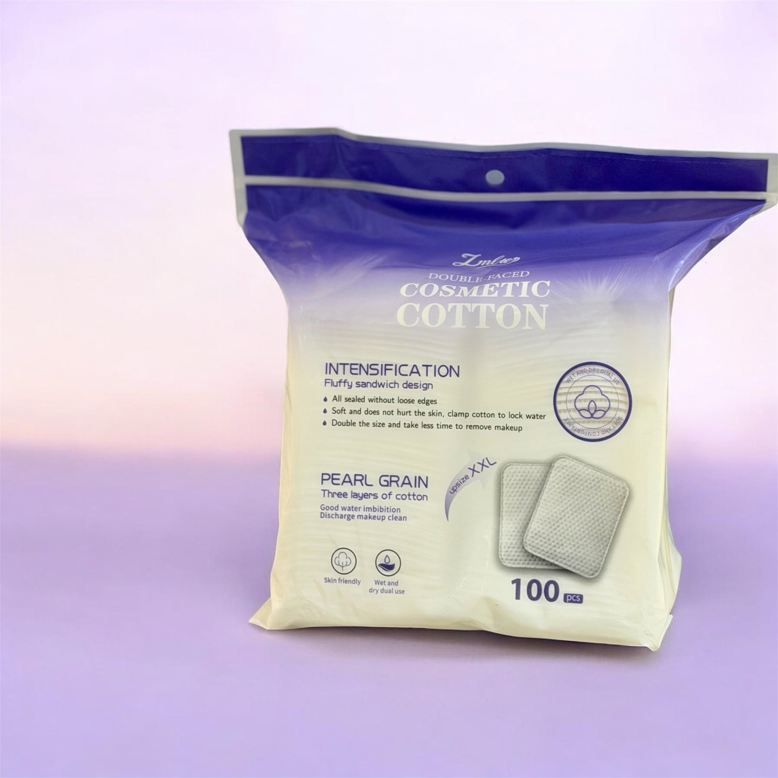 Double Faced Cosmetics cotton pads ( upsize xxl )