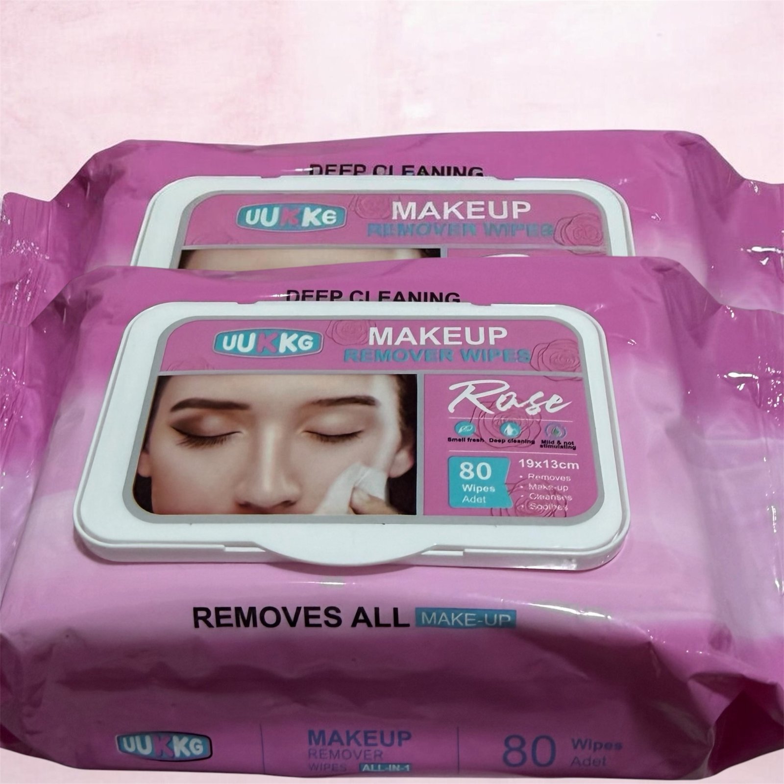 Makeup Remover wipes (Rose)